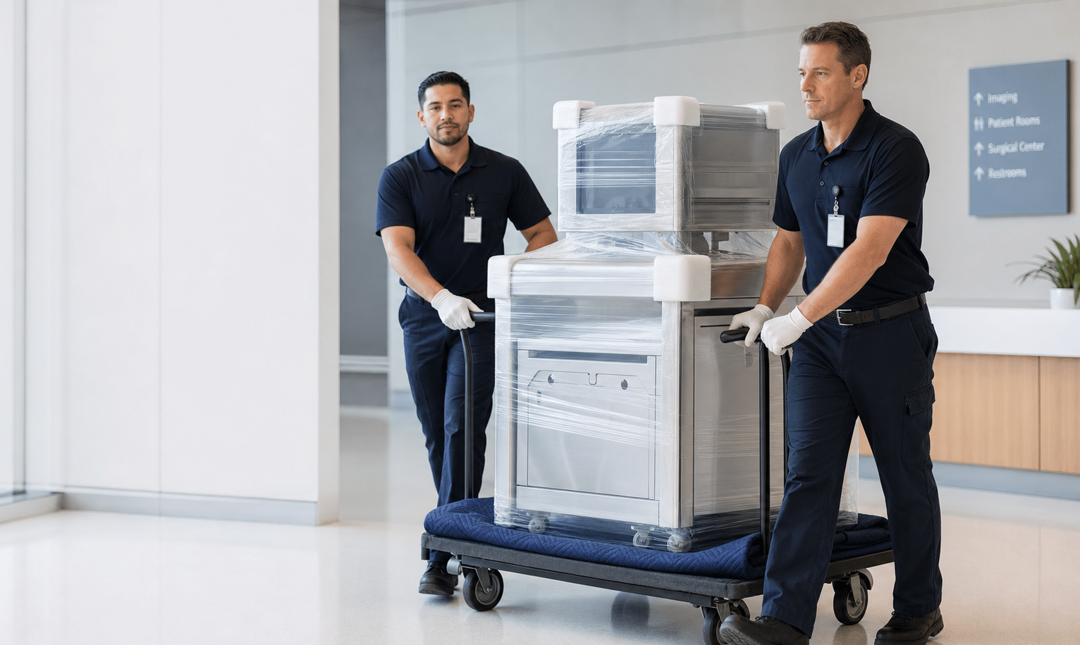 Movers transporting appliance or equipment