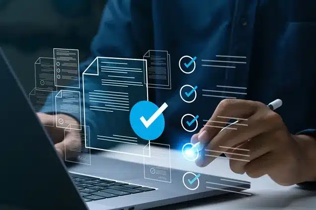 Cybersecurity and digital protection technology graphic
